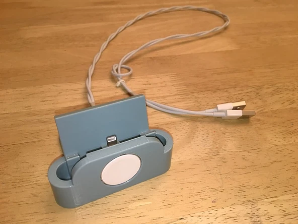 iPhone ve Apple Watch tutucusu (remikslendi) (Plastik Aparattır!!!)
