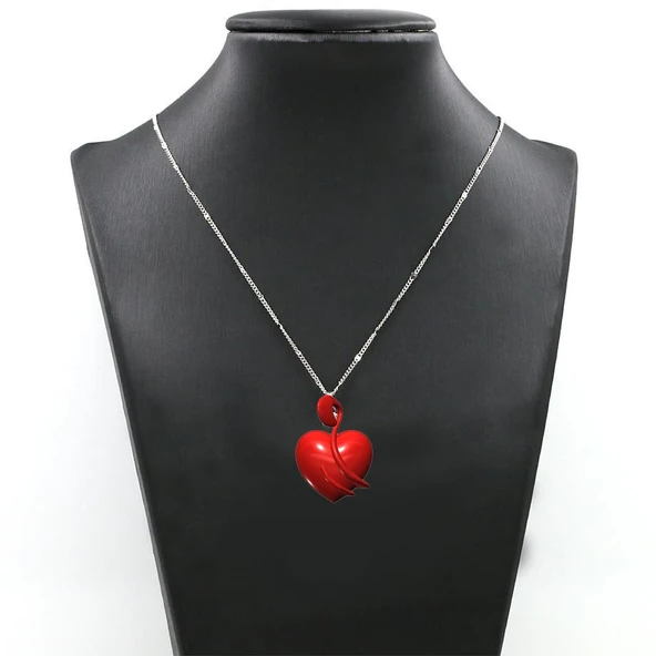 Byr Kalp Muska Kolye Soyut (Sadece Plastik Aparattır!!!) 3D ürün görseli