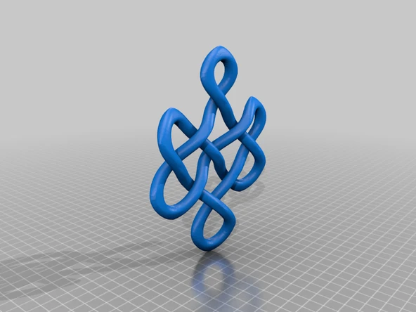 Byr Uzun Ömürlü Celtic Düğümü Kolye (Sadece Plastik Aparattır!!!) 3D - Resim 4