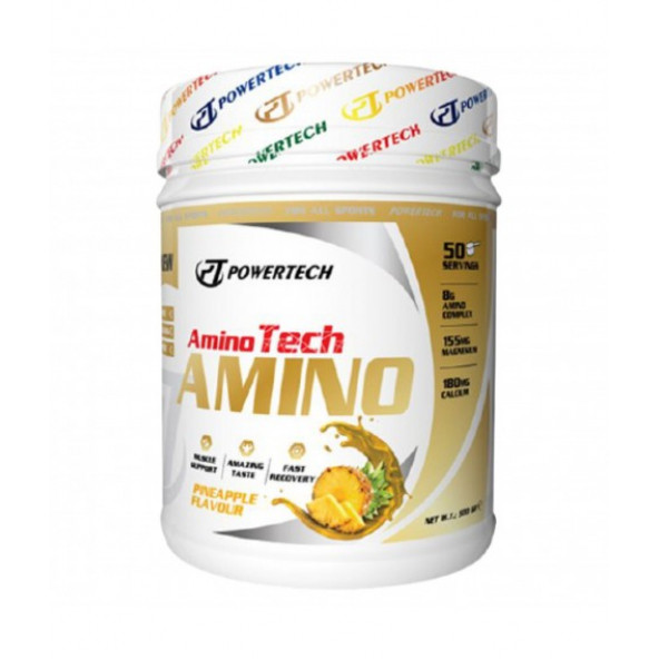 POWERTECH AminoTech Essantial Amino Asit 500 gr 50 Servis Ananas Aromalı