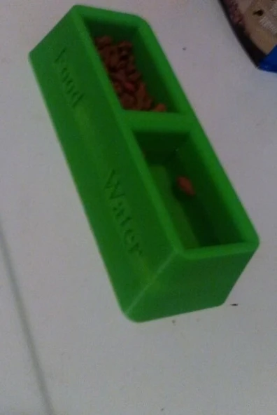 Byr Kedi Maması ve Su Kasesi (Sadece Plastik Aparattır!!!) 3D