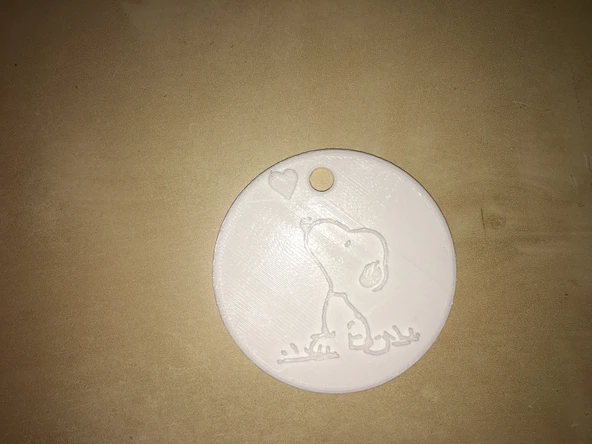 Byr Snoopy'nin kolyesi (Sadece Plastik Aparattır!!!) 3D - Resim 4