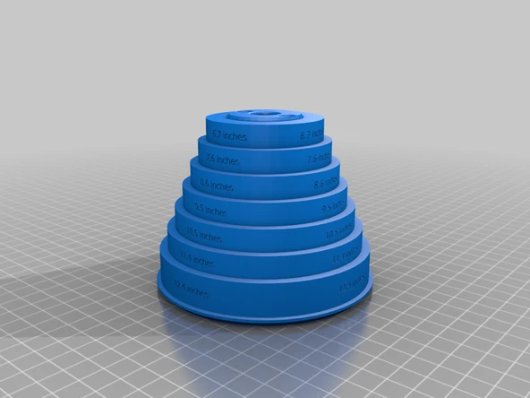 Byr Bilezik Boyut Kılavuzu (Plastik Aparattır!!!) 3D - Resim 2