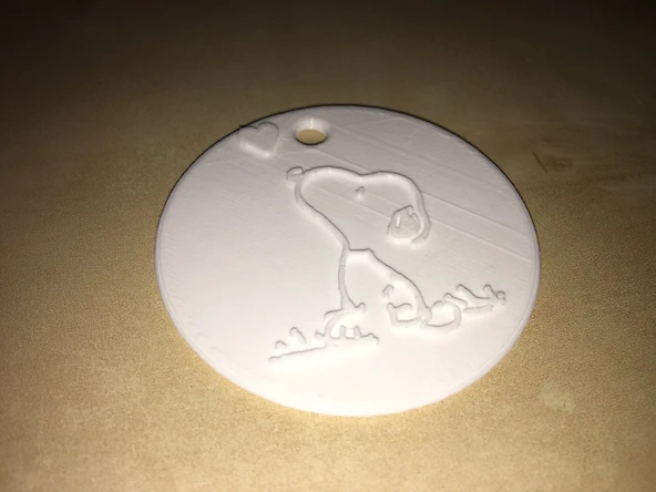 Byr Snoopy'nin kolyesi (Sadece Plastik Aparattır!!!) 3D - Resim 3