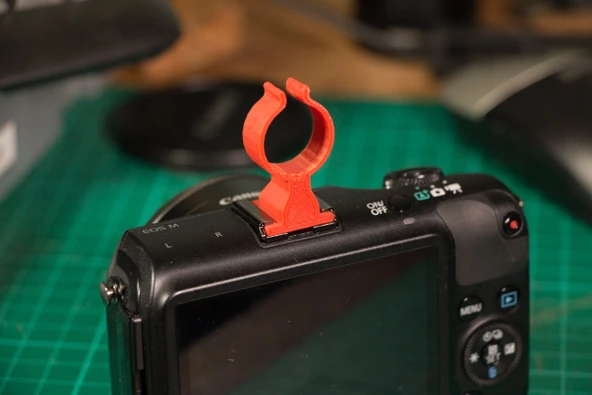 Byr Rode Videomic sabit soğuk ayakkabı montajı (Plastik Aparattır!!!) 3D - Resim 2