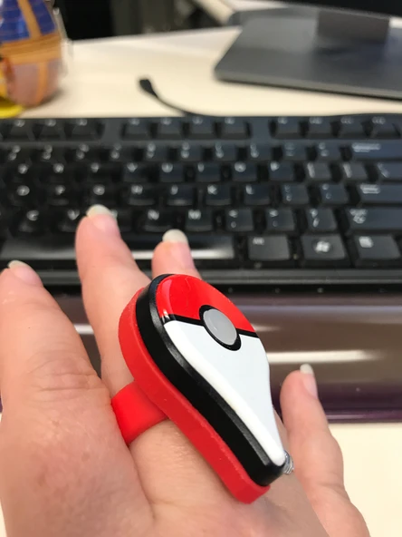 Byr Pokemon Go Plus Yüzük (Plastik Aparattır!!!) 3D - Resim 2