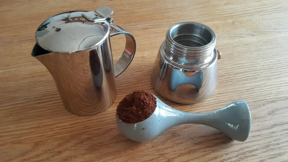 Byr Kahve Ölçümü Kaşık ve İtici (Kurcalama) (Plastik Aparattır!!!) 3D