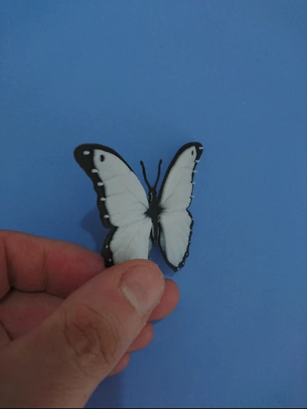 Byr Kelebek Kelebek Kolye / Kolye (Plastik Aparattır!!!) 3D - Resim 3