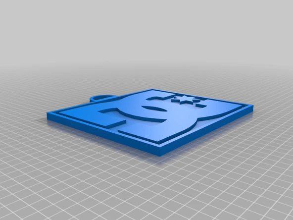 Byr DC ayakkabı anahtarlık (Sadece Plastik Aparattır!!!) 3D - 3