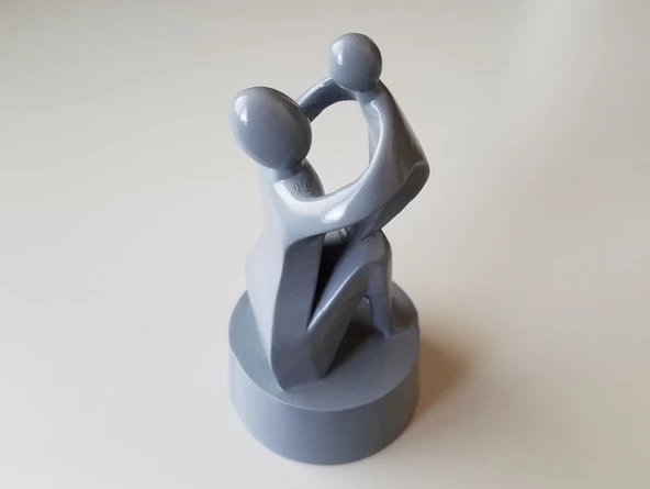 Byr Anneler Günü Mesajlı Heykel (Sadece Plastik Aparattır!!!) 3D - 3