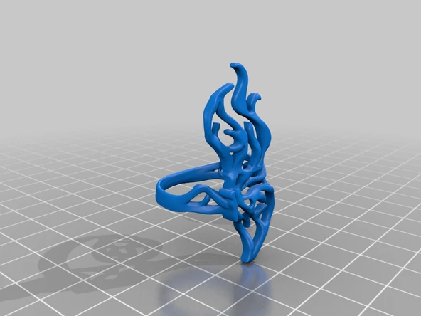 Byr kelebek yüzük soyut (Plastik Aparattır!!!) 3D - Resim 3