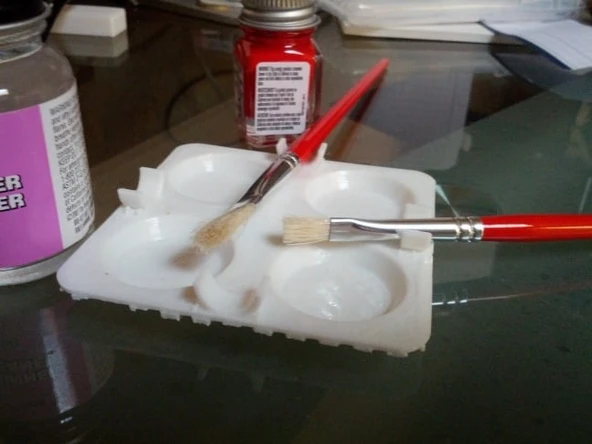 Byr Fırça destekli boya karıştırıcısı (Sadece Plastik Aparattır!!!) 3D - 2