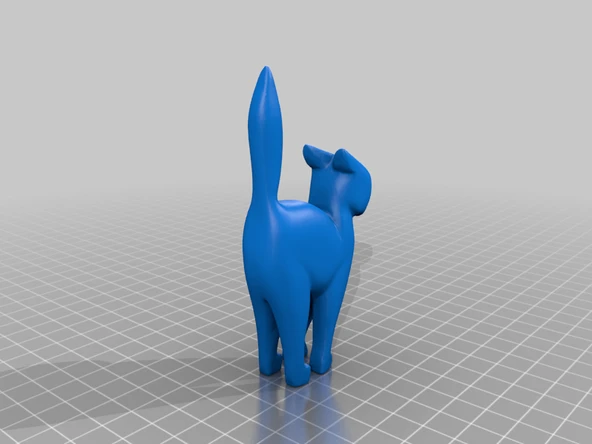 Byr Jean Gordon'un ayakta duran kedi oymacılığı (Sadece Plastik Aparattır!!!) 3D - 3