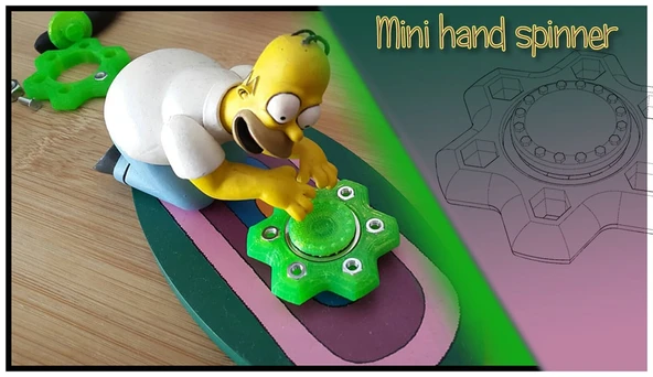 Mini el spinner (Plastik Aparattır!!!)