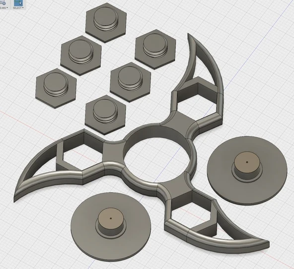 Fidget spinner (Plastik Aparattır!!!)