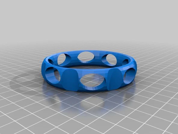 Byr Delinmiş bileklik bilezik (Sadece Plastik Aparattır!!!) 3D - Resim 3