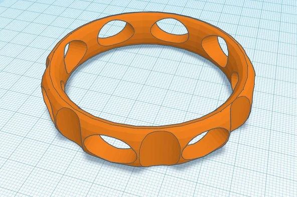 Byr Delinmiş bileklik bilezik (Sadece Plastik Aparattır!!!) 3D - Resim 2