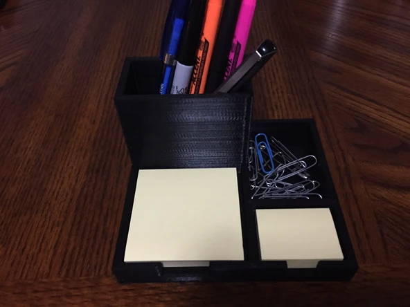 Byr Post-it Not Caddy ve Masa Organizatörü (Sadece Plastik Aparattır!!!) 3D - Resim 2