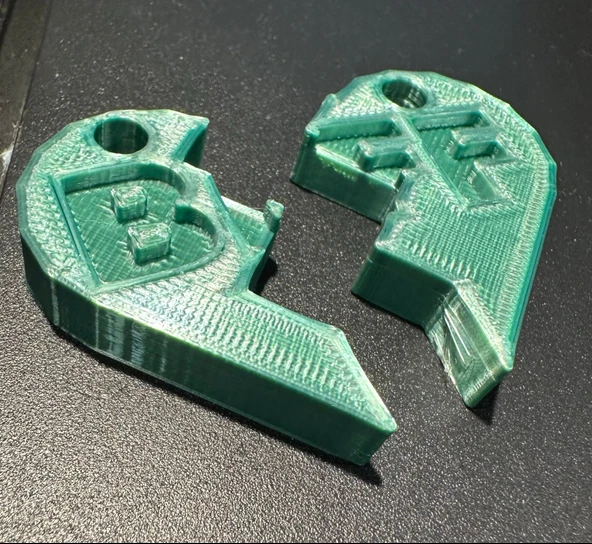 Byr BFF Ayrık Kalp Kolye (Sadece Plastik Aparattır!!!) 3D - Resim 2