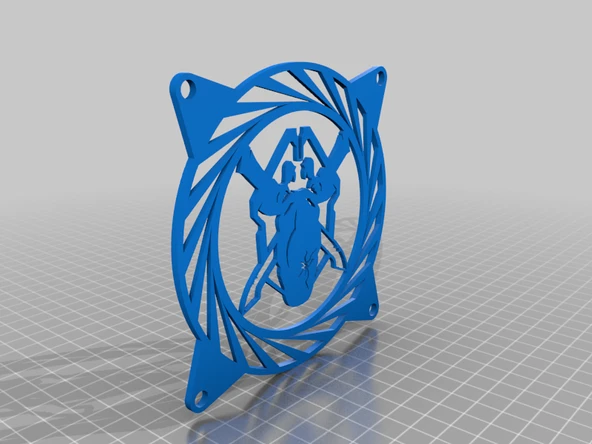 Byr Halo Efsanevi 120mm fan kapağı (Sadece Plastik Aparattır!!!) 3D - Resim 3