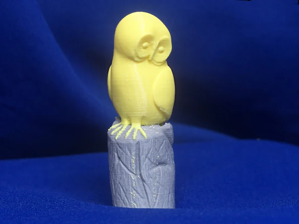 Byr Jean Gordon'un oymaları Baykuş - iki renkli versiyon (Sadece Plastik Aparattır!!!) 3D - 4