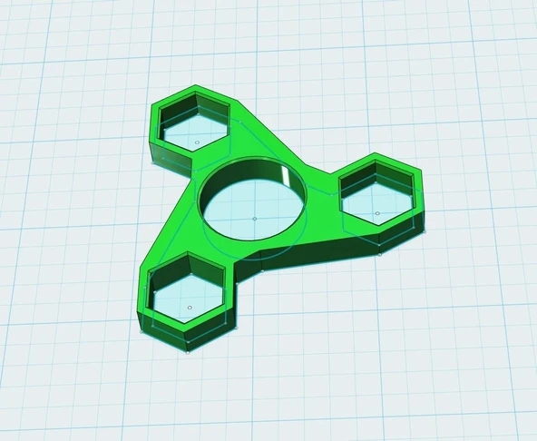 Byr Fidget Spinner V1 (Plastik Aparattır!!!) 3D ürün görseli