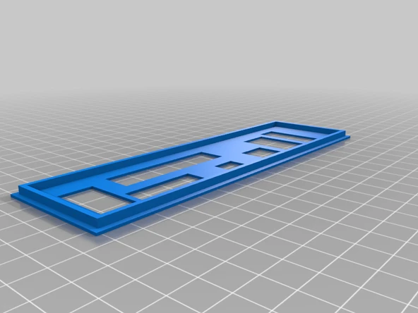 Byr Asus P5LD2-X Anakart için G/Ç Kalkanı (Sadece Plastik Aparattır!!!) 3D - Resim 3