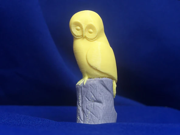 Byr Jean Gordon'un oymaları Baykuş - iki renkli versiyon (Sadece Plastik Aparattır!!!) 3D - 2