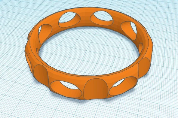 Byr Delinmiş bileklik bilezik (Sadece Plastik Aparattır!!!) 3D ürün görseli