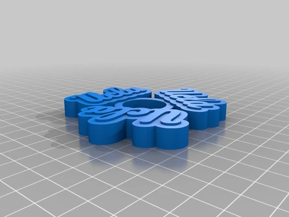 Byr UCLA Fidget Spinner - WingNut2k (Sadece Plastik Aparattır!!!) 3D - 1