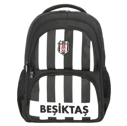 Beşiktaş Lisanslı Çubuklu Okul Çantası Sırt Çantası Kod:25339 Orijinal