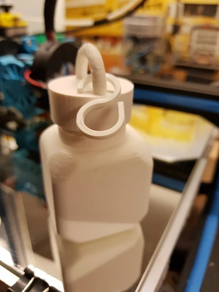 Byr ilmekli ve kancalı vidalı üst kübik şişe (Sadece Plastik Aparattır!!!) 3D - Resim 2