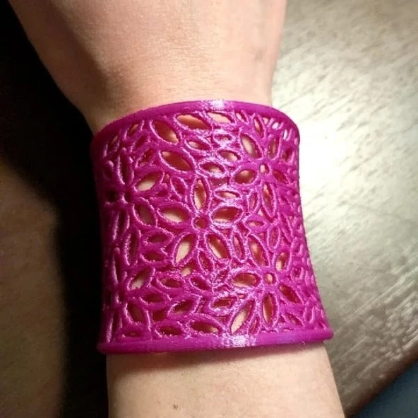 Byr Çiçek bilezik 1 (Sadece Plastik Aparattır!!!) 3D - Resim 4