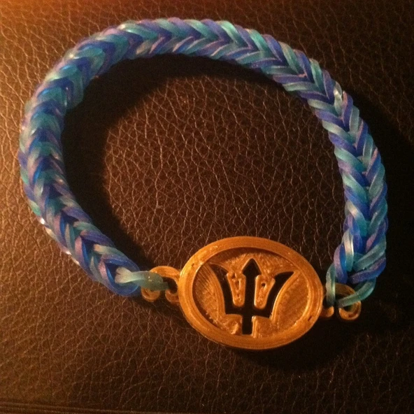 Lastik bantlı bilezik klipsli Trident Charm (Plastik Aparattır!!!)
