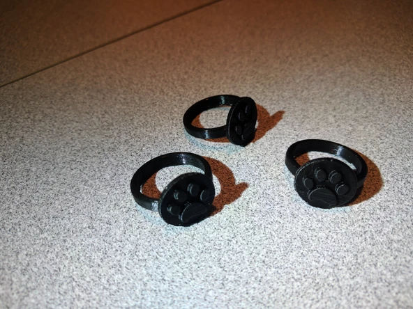 Byr Yüzük - Pençe Baskısı (Plastik Aparattır!!!) 3D - Resim 4