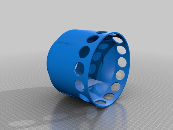 Byr Kanatsız Fan için 120mm Fan - Versiyon 2 (Plastik Aparattır!!!) 3D - Resim 3