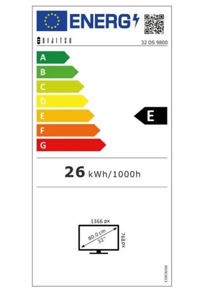 Dijitsu 32 DS 9800 32" HD Android Smart LED TV - 2