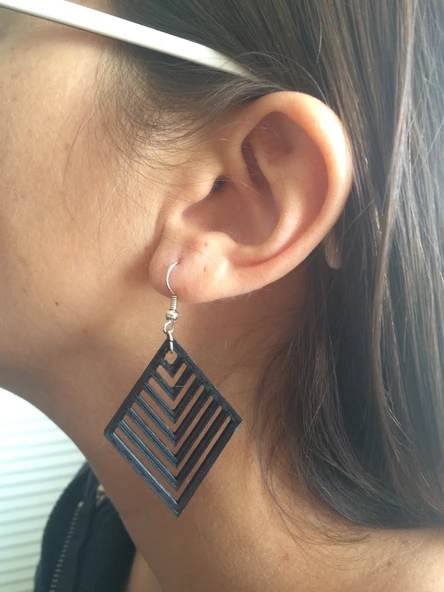 Byr Basit Küpe - Hızlı Baskı (Plastik Aparattır!!!) 3D - 2