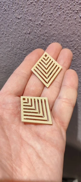 Byr Basit Küpe - Hızlı Baskı (Plastik Aparattır!!!) 3D - 5