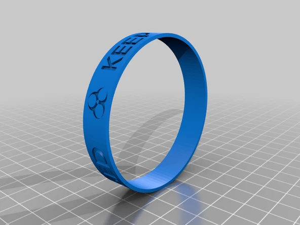 Byr Sakin olun ve şarkı söyleyen bileklik kovalamayın (Plastik Aparattır!!!) 3D - Resim 3