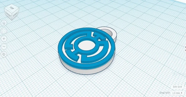 Byr Mavi Fener Anahtarlık (Plastik Aparattır!!!) 3D - Resim 3