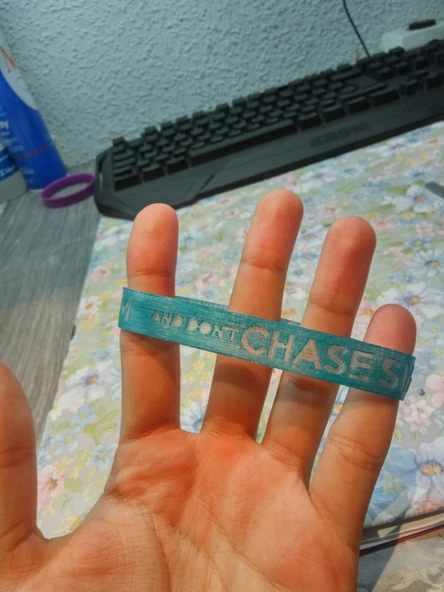 Byr Sakin olun ve şarkı söyleyen bileklik kovalamayın (Plastik Aparattır!!!) 3D - Resim 5