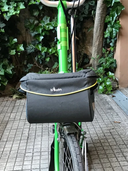 Brompton için Decathlon Çanta Adaptörü (Plastik Aparattır!!!)