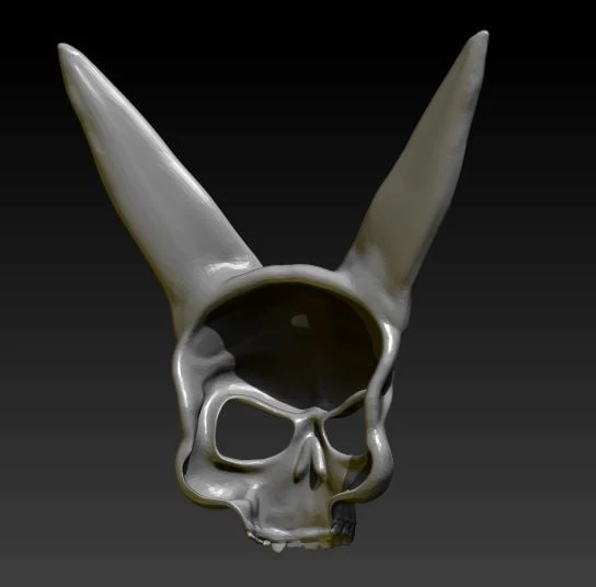 Byr CreepsMcPasta Maskesi (Sadece Plastik Aparattır!!!) 3D - Resim 3