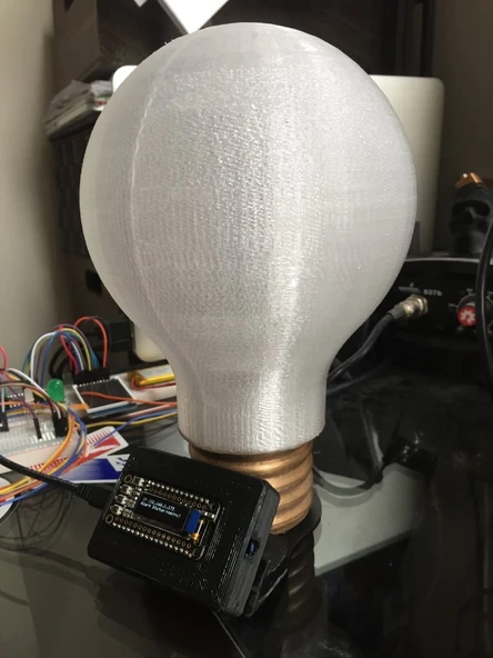 Byr Taban ile IoT durum lambası (Sadece Plastik Aparattır!!!) 3D - 1