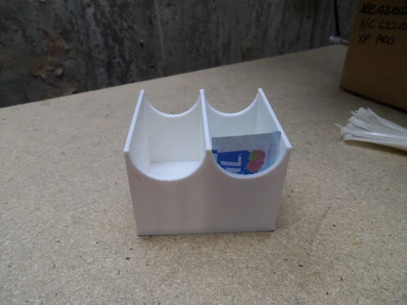 Çift şeker/tatlandırıcı paket tutucu (Plastik Aparattır!!!) - 5