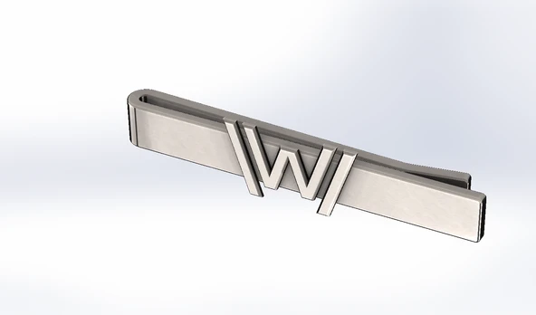 Byr Westworld kravat klibi (Plastik Aparattır!!!) 3D - Resim 2