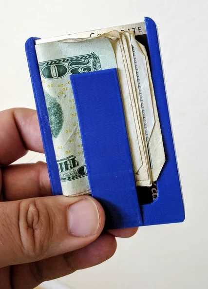 Byr Para Klipsli Kredi Kartı Cüzdanı (Sadece Plastik Aparattır!!!) 3D ürün görseli