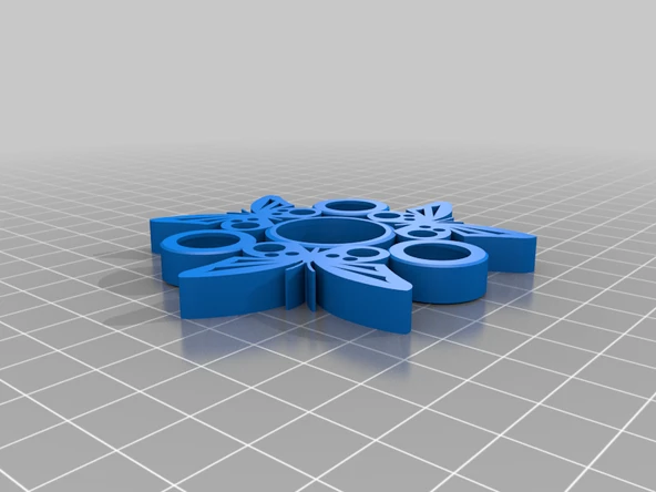 Byr Butterfly Fidget Spinner IV (Sadece Plastik Aparattır!!!) 3D - 2