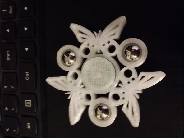 Byr Butterfly Fidget Spinner IV (Sadece Plastik Aparattır!!!) 3D